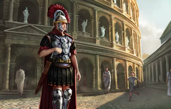 Picture Figure, Colosseum, Centurion, Ancient Rome, The Roman army