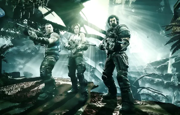 Picture weapons, the game, Bulletstorm, thugs