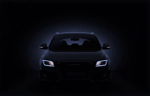 Picture Audi, Auto, Audi, Lights, SUV, The front
