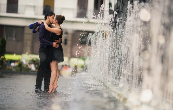 Picture mood, fountain, date