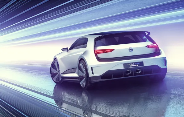 Picture Concept, Volkswagen, Golf, Golf, Volkswagen, Sport, GTE, 2015