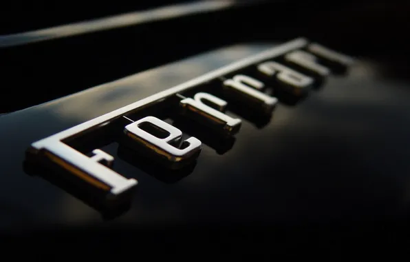 Picture Machine, The inscription, Ferrari, Logo
