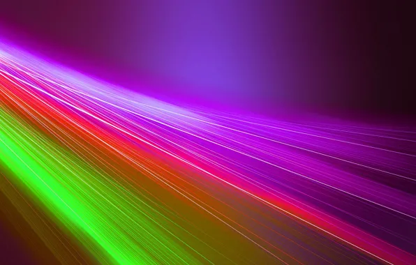 Picture rays, light, line, color, arc, bending