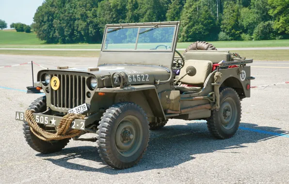 Picture road, war, car, army, Jeep, high, patency, world, Second, times, "Willis-MV&quot;, Willys MB