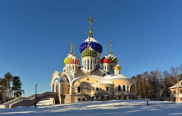 Picture Moscow, Russia, Russia, The temple of the Holy Nobleborn Prince Igor of Chernigov