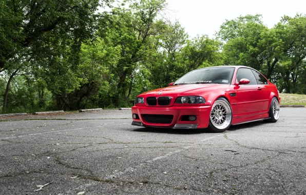 Picture BMW, E46, WHEELS, RED, HROME