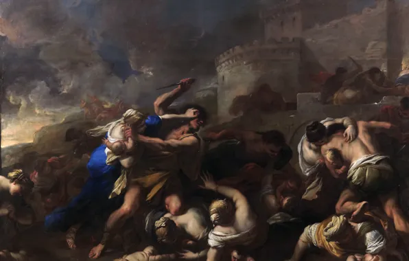 Picture picture, mythology, Luca Giordano, The Massacre Of The Innocents