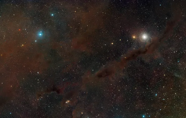 Picture dust, constellation, Taurus, star formation