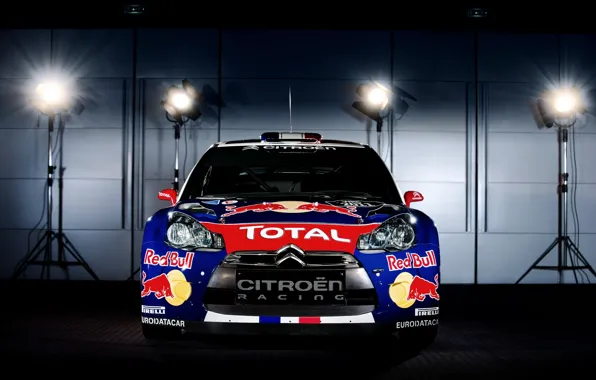 Picture Machine, Light, Citroen, Lights, Red Bull, DS3, Is, Rally, The front, Photoshoot