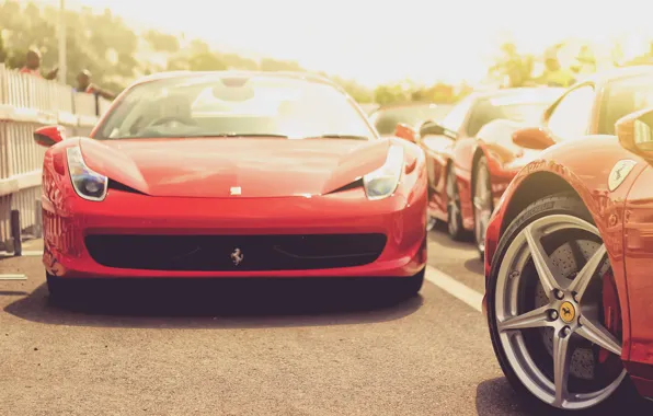 Picture car, auto, red, red, sports car, ferrari, Ferrari
