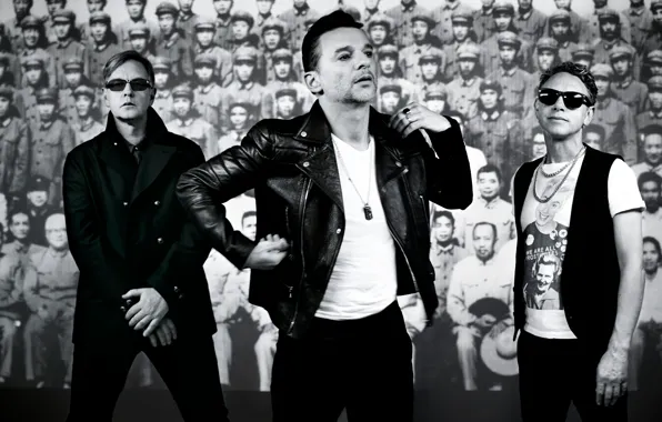 Picture Depeche Mode, Martin Gore, David Gahan, Andrew Fletcher, Delta Machine