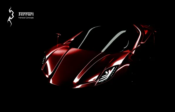 Picture concept, Ferrari, red