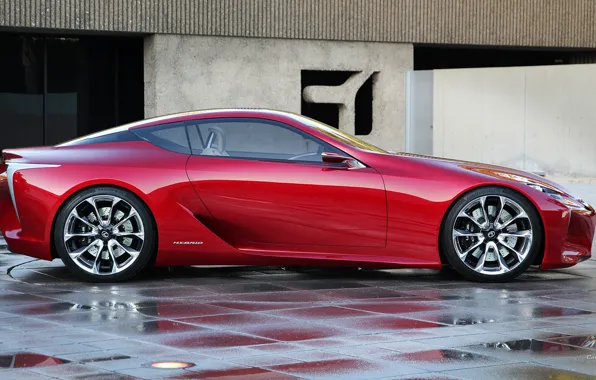 Picture lexus, red, LF-LC