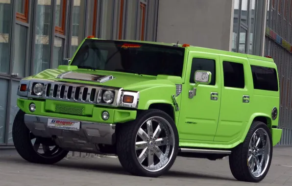 Picture green, Hummer, tuning, geiger