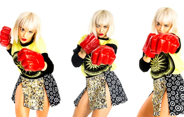 Picture gloves, Rita Ora, Jingle Ball
