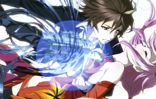 Picture anime, art, two, Guilty Crown