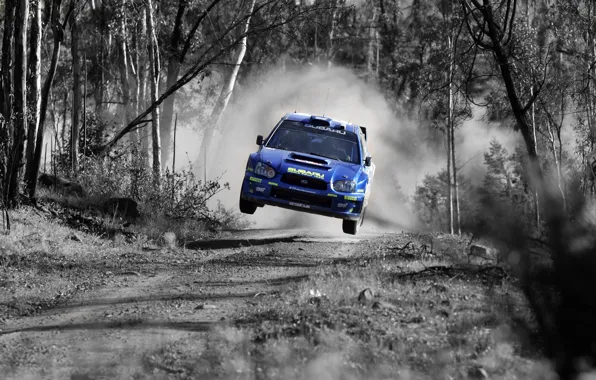 Picture jump, Subaru, rally, WRX STI