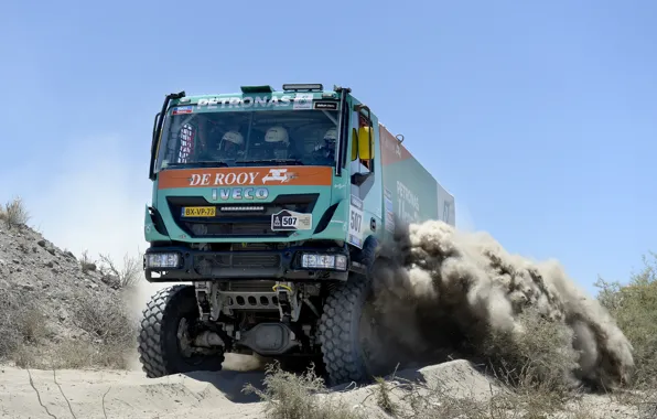 Picture Sport, Machine, Truck, Rally, Dakar, Dakar, The front, 2014, Iveco