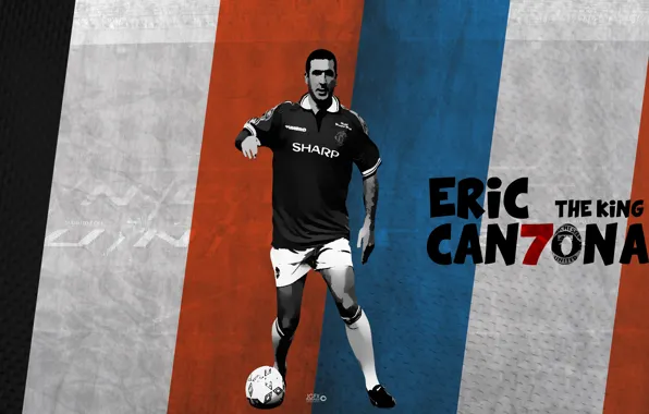 Picture Manchester United, The Frenchman, Eric Cantona, King Eric
