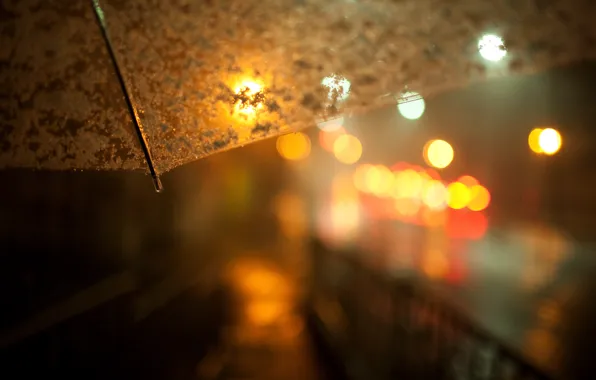 Picture rain, street, umbrella