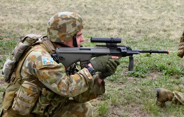 Picture soldier, pose, australian army