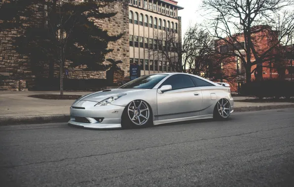 Picture turbo, wheels, japan, toyota, jdm, tuning, gts, celica, low, stance