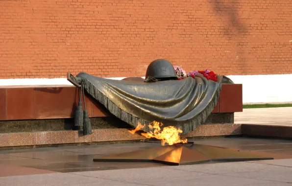 Picture fire, victory day, May 9