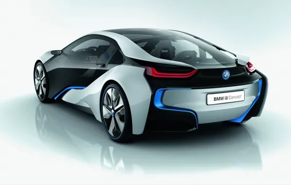 Picture machine, background, speed, BMW, supercar, i8 concept