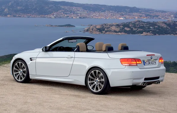 Picture Water, Auto, The city, White, BMW, Machine, Convertible, BMW
