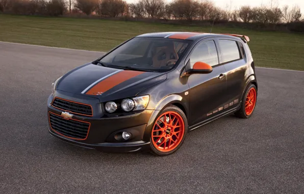 Picture grey, tuning, Chevrolet, Sonic, Chevrolet, bbs, Sonic