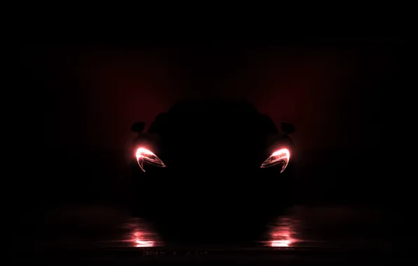 Picture Concept, McLaren, Auto, Machine, The concept, Light, Lights, Coupe, Sports car