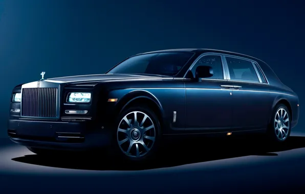Picture blue, Phantom, Rolls Royce