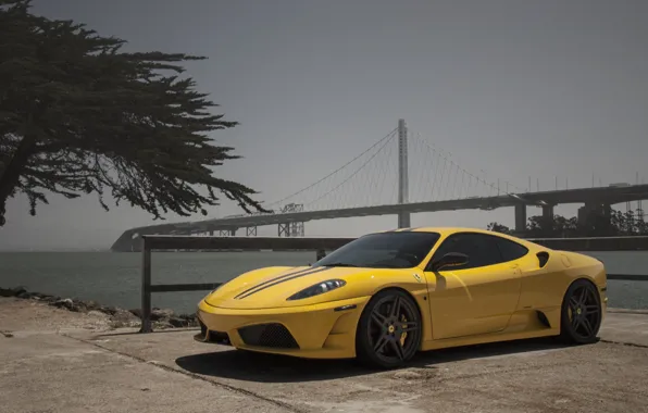 Picture F430, Ferrari, yellow, novitec, scuderia
