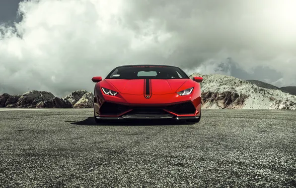 Picture Lamborghini, Red, red, Lamborghini, 2015, LP 610-4, Huracan, hurakan