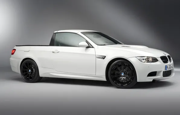 Picture BMW, White, Pickup