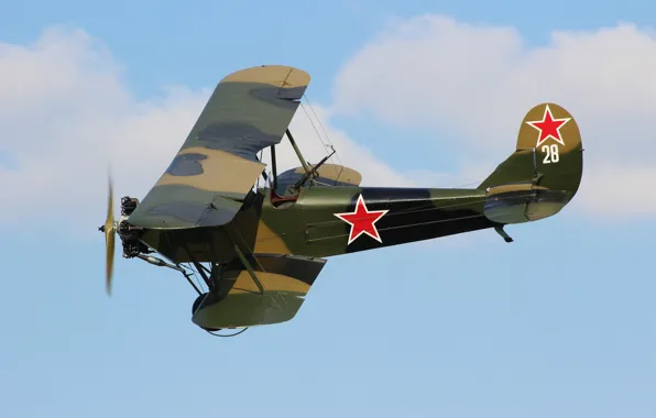Picture flight, multipurpose, biplane, Polikarpov, Po-2, U-2