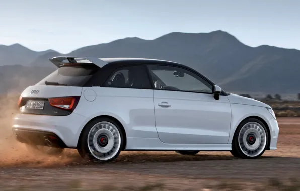 Picture the sky, mountains, audi A1
