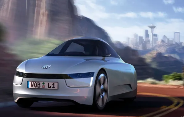 Picture future, mini, concept, Volkswagen