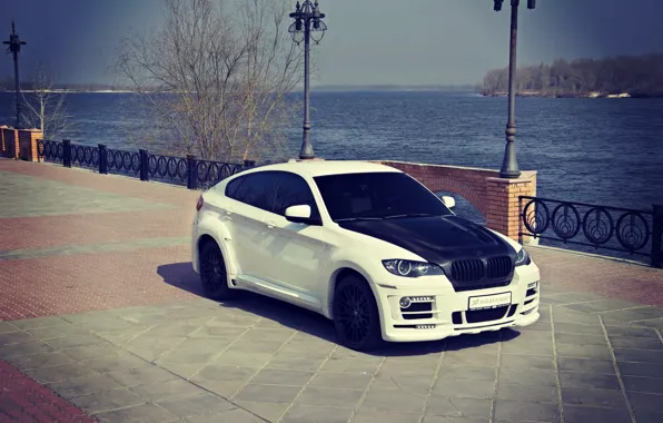 Picture BMW, white, tuning, E72, HAMANN