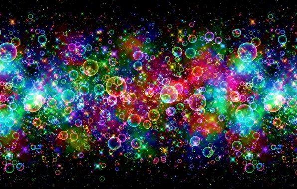 Picture bubbles, colored, beauty, beautiful, rainbow, bubble, rainbow