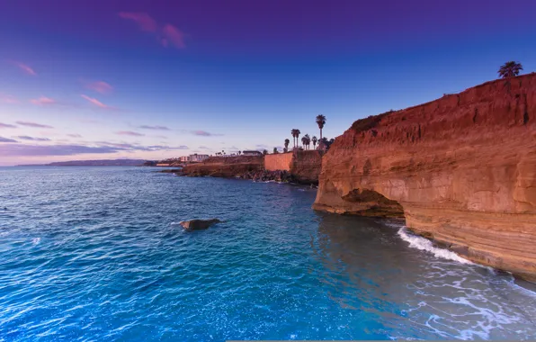 Picture USA, USA, San Diego, San Diego, State California, Sunset Cliffs, California