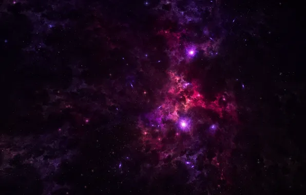 Picture space, nebula, stars, abyss, nebula