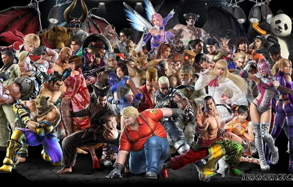Picture anime, heroes, Tekken