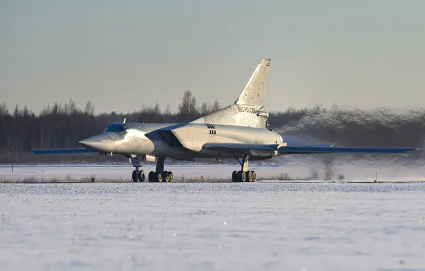 Picture the airfield, supersonic, Tu-22M3, submarine bomber