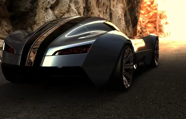 Picture Concept, Bugatti, supercar, Aerolithe