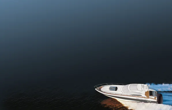 Picture boat, minimalism, vector, Boat