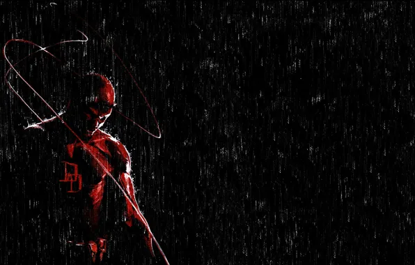 Picture red, costume, Daredevil, Daredevil