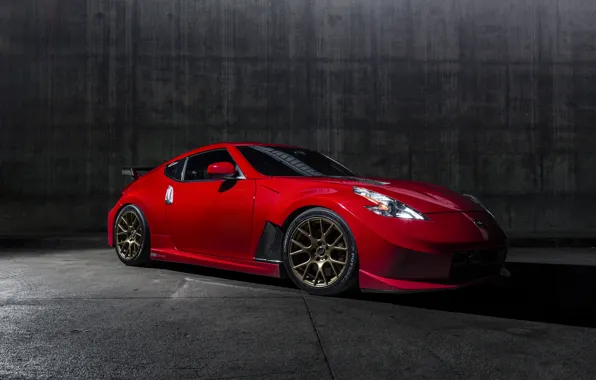 Picture car, tuning, Nismo, Nissan 370Z, Solid Red
