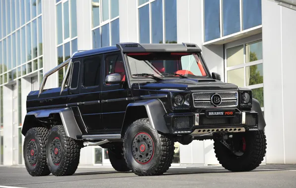 Picture Mercedes-Benz, Front, Building, G63, Brabus 700 6x6, W463 AMG