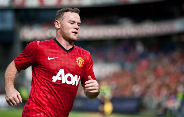 Picture rooney, Manchester United, old trafford, red devil